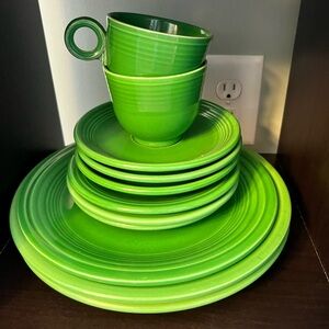 Fiesta Medium Green Salad Plates